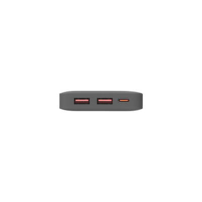 Внешний аккумулятор с подсветкой 10000 mAh, серый