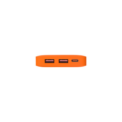 Внешний аккумулятор с подсветкой 10000 mAh, оранжевый