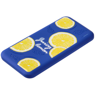 Внешний аккумулятор с подсветкой, Luce, 10000 mAh, ярко-синий