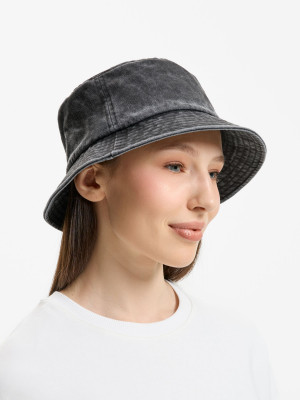 Панама, хлопок 240г/м² твил, черная
