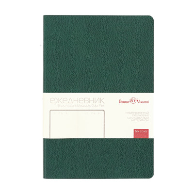 Ежедневник А5 BrunoVisconti "MEGAPOLIS LOFT COLOR FLEX" зеленый