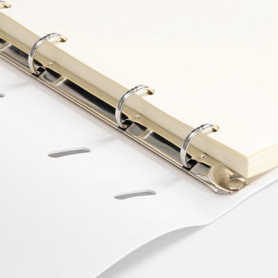 Ежедневник А5  со съемным блоком на кольцах, красный