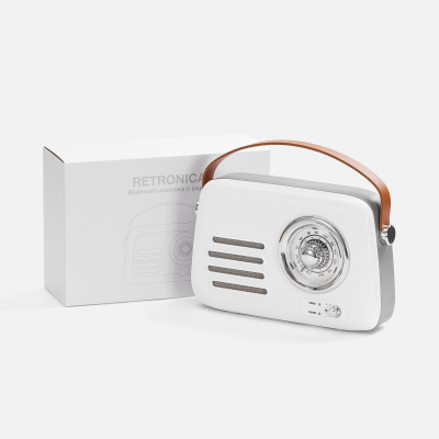 Bluetooth-колонка с радио, белая