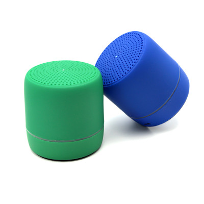 Беспроводная Bluetooth колонка, soft-touch, зеленая