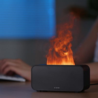 Увлажнитель-ароматизатор светодиодный USB , чёрный