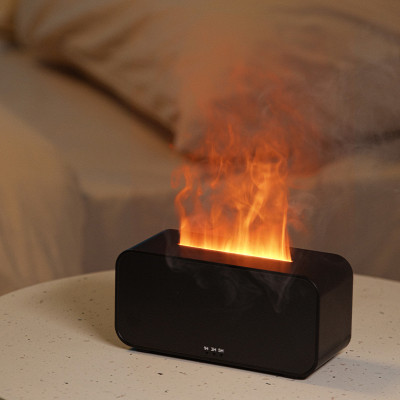Увлажнитель-ароматизатор светодиодный USB , чёрный