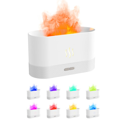 Светодиодный USB увлажнитель-ароматизатор  RGB, белый